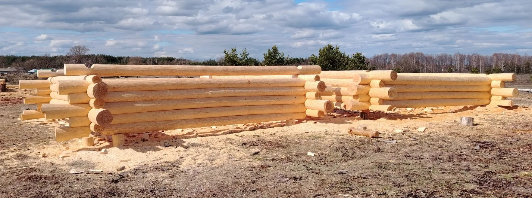 Готовый сруб 6х6 в чашу